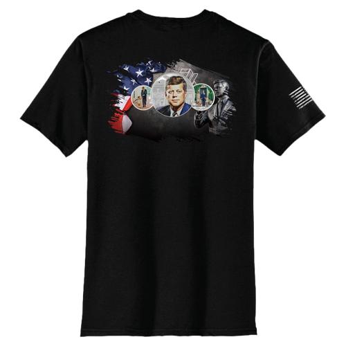 John F Kennedy Unisex Coin T-shirt