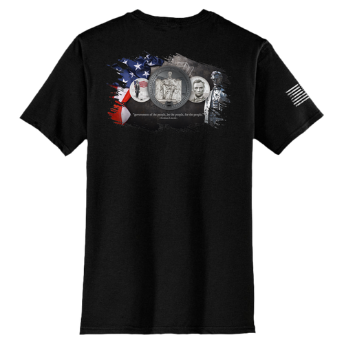 Abraham Lincoln Unisex Coin T-shirt