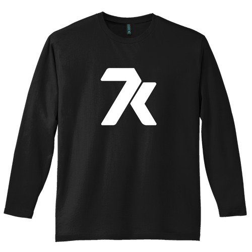 7k Long Sleeve Unisex T-shirt Black