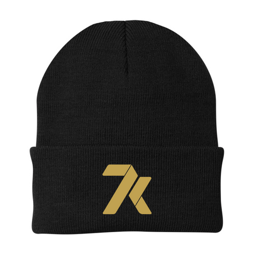 7K - Beanie  - Gold (Embroidered)