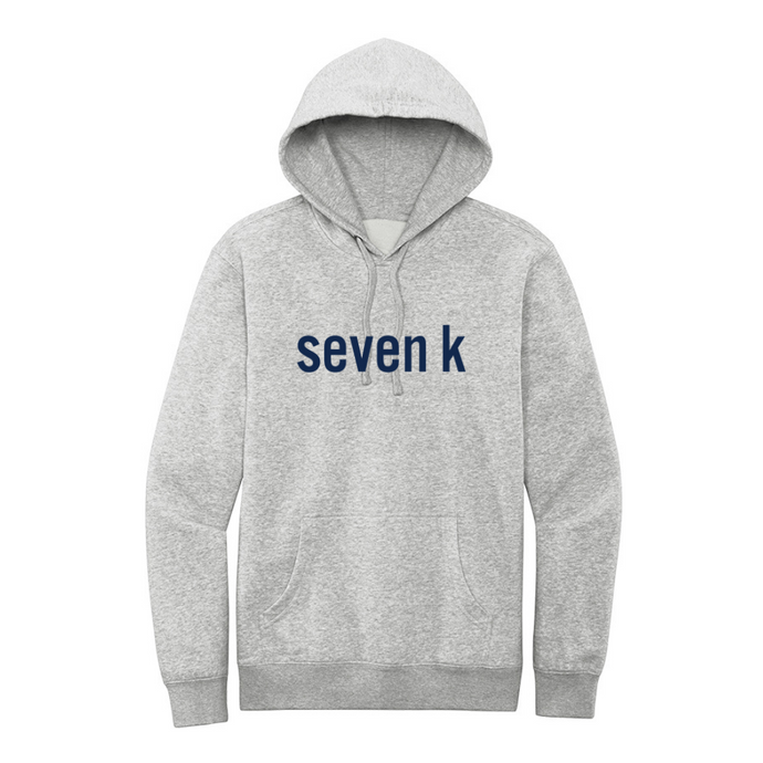SEVEN K - Logo Pullover Hoodie - Heather Grey