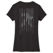 Load image into Gallery viewer, 7k Flag Women&#39;s T-shirt - Black