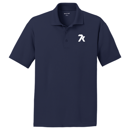 7k Logo - Navy Blue Polo