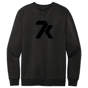 (Limited Edition)7k Logo Fleece Sweatshirt - Black on Black