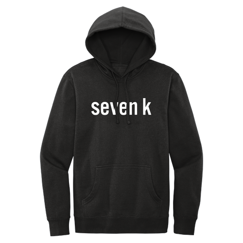 Sevenk Logo Pullover Hoodie - Black