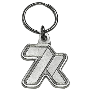 7k Shiny Silver Keychain