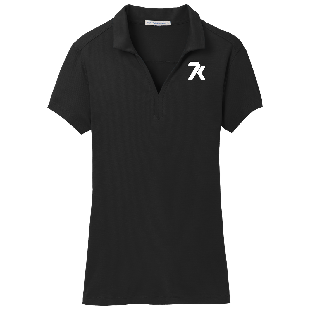 7K Logo - Women's Black Polo